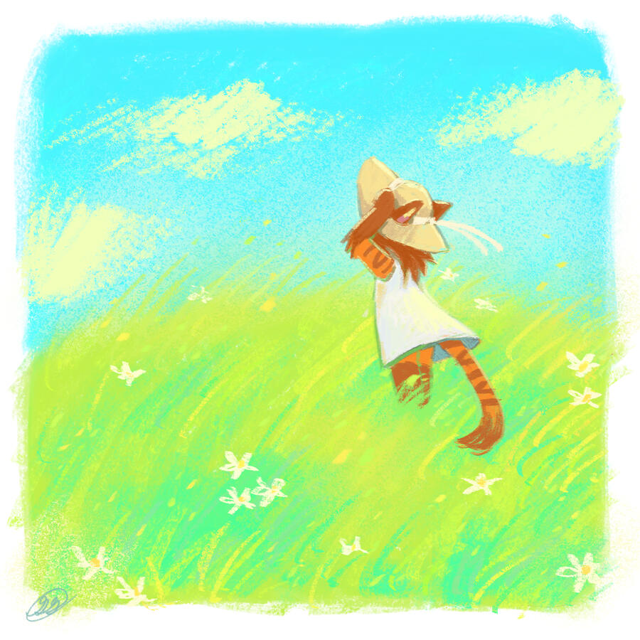 Evaa in the Meadow