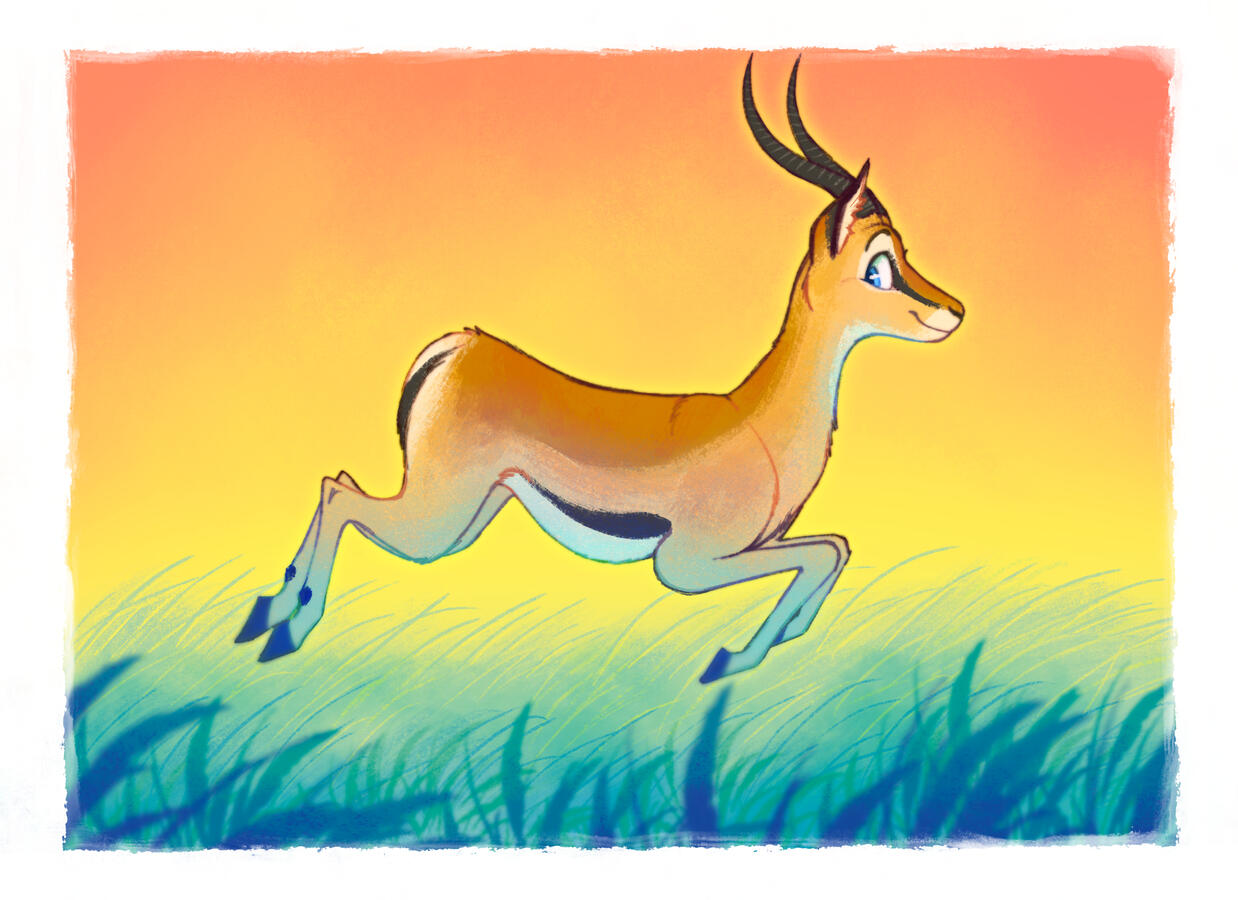 Jumping Antelope